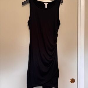 Leith Black Sleeveless Mini Dress